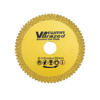 China China Manufacturer Low Noise Quick Cut Vacuum Welded Diamond Saw Blade For Asphalt 20/22.23/25.4mm for sale