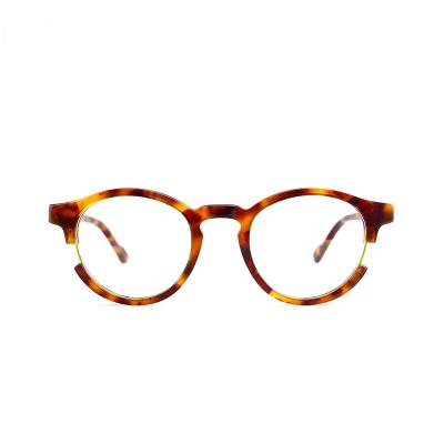 China For Reading Glasses Round Glasses Frame Colorful Clear Myopia Optical Glasses Frames Glasses Women Men Glasses Frame Retro for sale