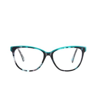 China Fashionable Blue Light Blocking Eye Glasses Acetate Computer Glasses Frames Handmade Glasses for sale