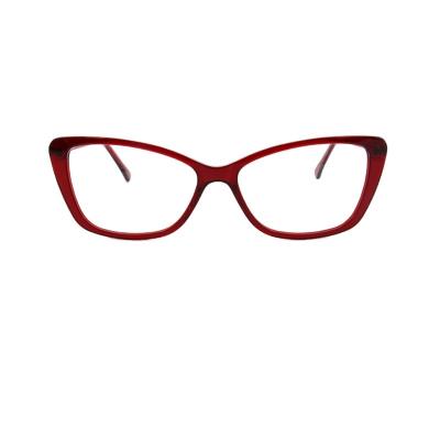 China Optical Frames Women Reading Glass G4355 Cat Eye Eyeglasses Matt Crystal for sale