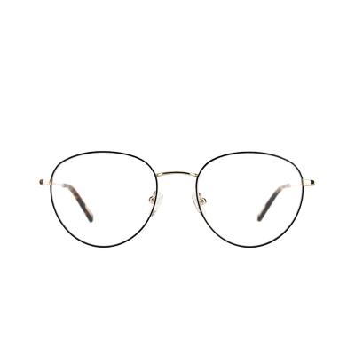 China For Anti Reading Glass Optical Frames Stainless Steel Round Light Blue Eyeglasses MG0206 for sale