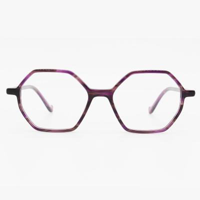 China Vintage G5775 Fashionable Clear Glass Acetate Glasses Women Optical Eyeglasses Frames for sale