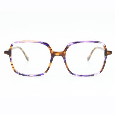 China For Anti-blue Wholesale Square G5777 Acetate Reading Glasses And Optical Frame For Vintage Style for sale