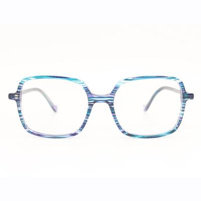 China Fashionable Wholesale Optical Frame G5777 Square Acetate Optical Frame For Vintage Style for sale