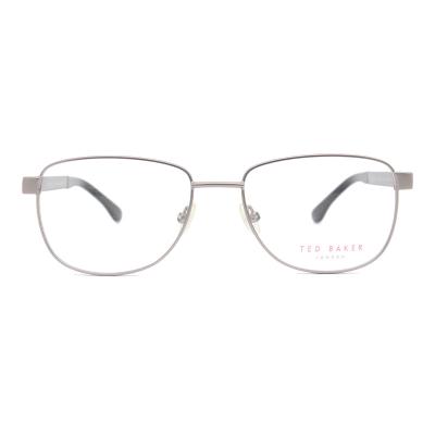 China Fashionable Optical Frame 7231-155 Metal Rectangle Silver Titanium Eyeglasses for sale