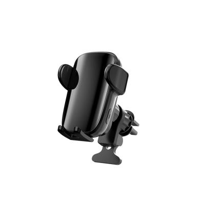 China Car Air Vent Upgraded Car Phone Mount Wireless Air Vent Car Charging Mount for All Phones, Black for sale