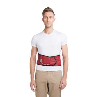 China China Factory Price PU Leather Inflatable Heat Pressed Abdominal Lumbosacral Support Belt Waist Traction Device for sale