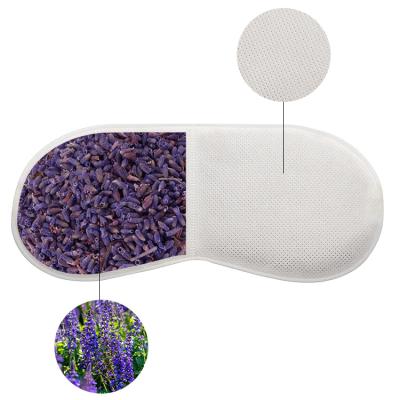 China Ultrasonic Rotary Natural Aroma Therapy Refill Bag Lavender Flowers Lavender Sachet Heating Heating Sleep Microwavable Eye Mask for sale