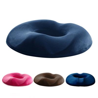 China Wholesale Memory Foam Mesh Velvet Fabric Cushion Donuts Cushion For Chair for sale