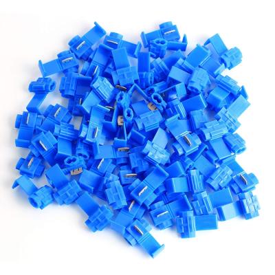 China 0.75-2.5mmÂ ² Quick Connecting Joins T Type Crimp Electrical Wire Cable Connectors Quick Terminal Splice for sale