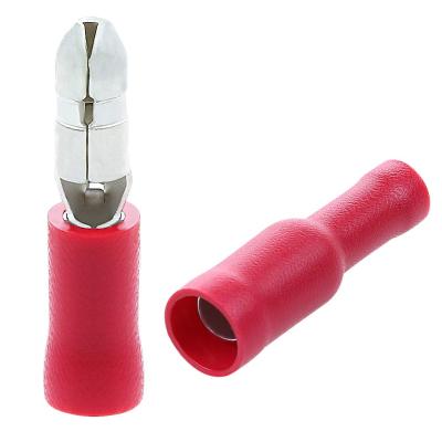 China high quality cold pre-insulated type connector disconnect male/female type bullet wire connector MPD1-156 end lugs for sale