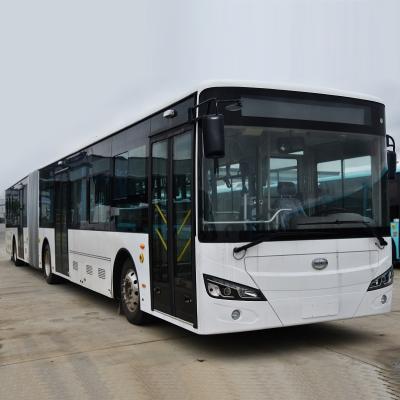 China Chinese brand high quality electric city bus 18m articulated electric bus for sale for 258 KWH for sale