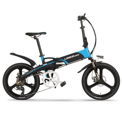 China Aluminum Alloy Battery Electric Folding Bike 20inch Ebike Hidden Tire 20