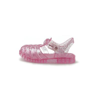 China Princess Flat Jelly Crystal Summer Shoes Children Breathable Comfort Jelly Sandals Baby Toddler Kids Girls Boys Soft Comfort Slides for sale