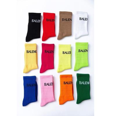 China Sporty Women's Casual Athletic Crew Bangs Girls Outdoor Rise Socks Sport Ankle Brand Sock for sale