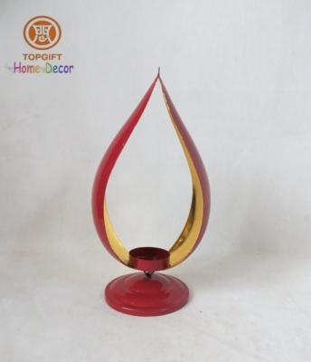 Cina Supporti di candela decorativi del piedistallo del tabel del ristorante con la stagnola di oro del bastone in vendita