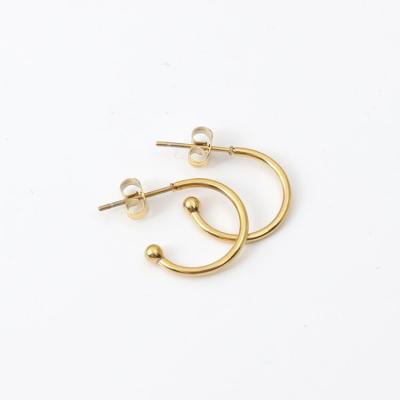 China C Shaped Stainless Steel Classic Earring Hooks For Earrings Making Earwire Stainless Steel Jewelry Accessories DIY for sale