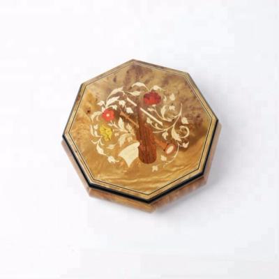 China High-grade Wooden Music Box Handmade Jewelry Box Girl's Favorite Gift Proposed Gift Of The Whole Family for sale