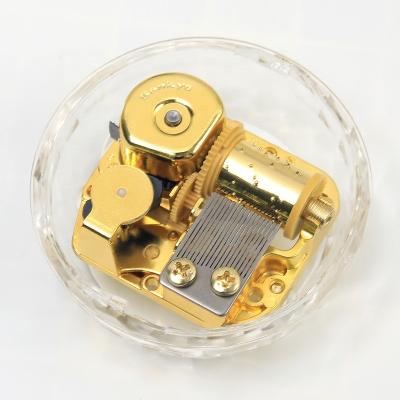 China New Acrylic Music Box Make Custom Logo Wind Up Music Box Mechanism for sale