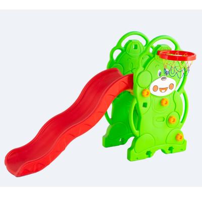 China Cheap Plastic HDPE Kids Plastic Slide Set Outdoor Indoor Play Toy For Kindergarten And Preschool Used for sale