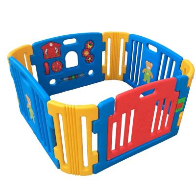 China Professional PE Manufacturer Mini Small Preschool Safety Indoor Playground Baby Playpen Barrier for sale