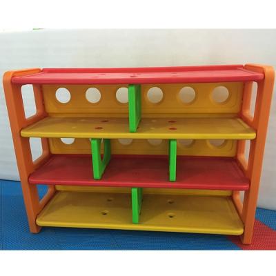 China PE kids toy plastic storage cabinet plastic shelf for sale for sale