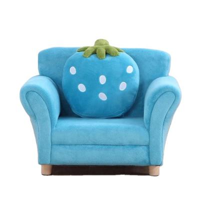 China 2022 Factory Cartoon Strawberry Baby Kids Modern Cheap Soft Sofa Chair Child Modern Couch Sofa for sale