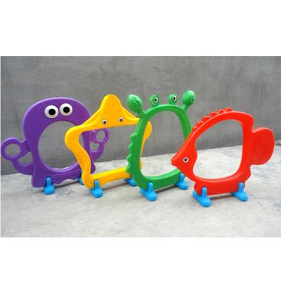 China PE Kindergarten Physical Training Children Sports Plastic Drill Cracks Plastic Toys for sale