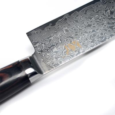 China Sustainable Popular Kitchen Tool Japenes Damascus Steel Knife for sale