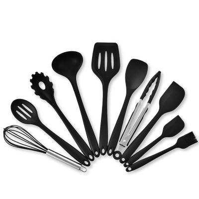 China Top Grade Stocked 10 Pieces Silicone Baking Set Nonstick Cooking Set Kitchen Tools for sale