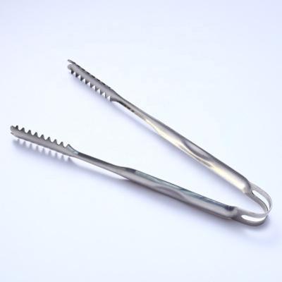 China Multifunctional stainless steel ice/cube sugar/sustainable food tongs for sale