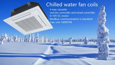 China chilled Water cssette Fan Coil unit 800CFM-4Tubes for sale