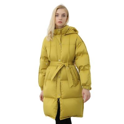 China Waterproof Detachable Hood Down Winter Puffer Womens Outerwear Fur Jackets and Coats for sale