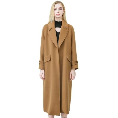 China Newly designed winter waterproof coat for women's woolen coat woman's long winter clothing for sale