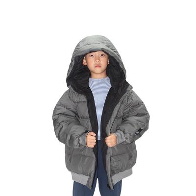 China Viable Kids Down Filled Kid Down Coat Fur Winter Coat Quilted Hooded Coat Boys Warm Jackets For Kids for sale