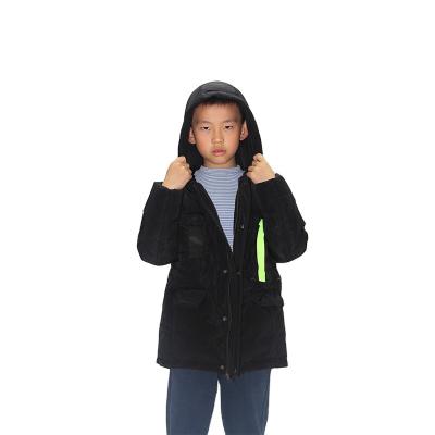 China 2022 Viable Children Warm Clothes Boys Short Stripper Down Jacket Solid Girls Thicken Hooded Padded Coat Kids Winter for sale