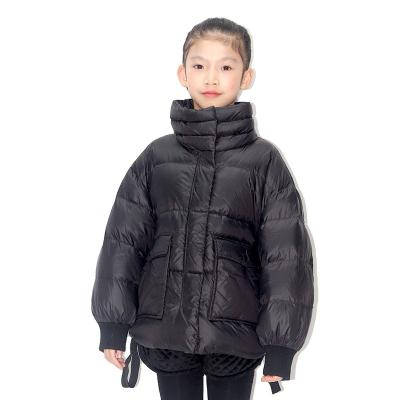 China Custom Anti-wrinkle Girls Winter Down Stripper Jackets Kids Short Bubble Coat Kids Cotton Padded Kid's Jacket for sale