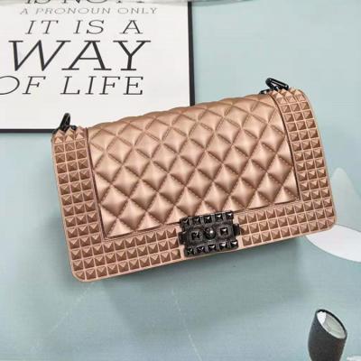 China 2021 New Fashion Designer Purses And Handbags For Women Ladies Candy Color PVC Stitched GG Style Cross - Body Shoulder Bags for sale