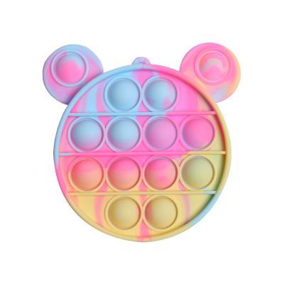 China Amazon Shopify Cute Hot Selling Snap Button Bubbles Pop It Pinch Kids Make Up Purses Wiggle Purses Cute Mini Bags for sale