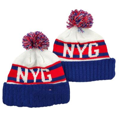 China JOINT American Beanies Beanies Sports Beanies Winter Hats For Men's Unisex Designer Football Team Beanies Team New York Knitted 32 for sale