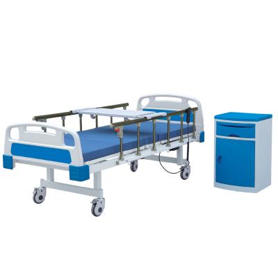 China Commerical Furniture Hospital Furniture Two-function Nursing Bed 2 Crank Hospital Nursing Bed for sale