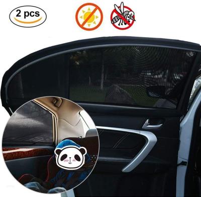 China Rear PVC Car Window Sun Shade , Breathable Mesh Cars Shades For Side Windows for sale