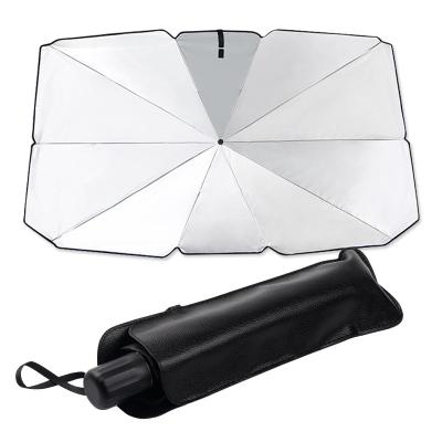 China Umbrella Car Windshield Sun Shade UV Rays And Heat Sun Visor Protector Foldable Reflector Umbrella for sale