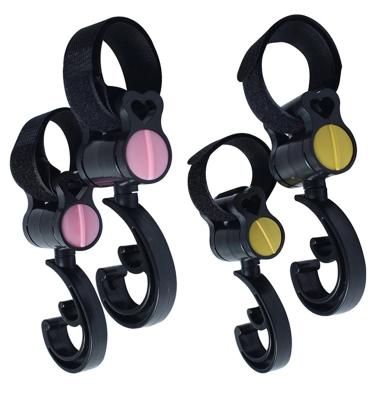 China Amazon Hot Sale Outdoor Baby Stroller Accessories 2 Pack Stroller Hook Hanger Stroller Hook for sale