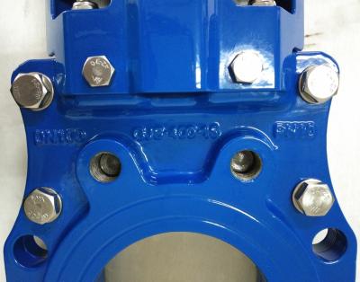 China Extension General Shaft Iron Knife Malleable Gate Valve PN10/16/150LB/4 for sale