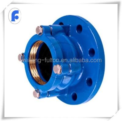 China Malleable Cast Iron HDPE Pipe Fittings Flange Adapter For PE Pipeline DVGW Powder For Drinking Water for sale