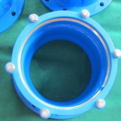 China Ductile Iron Flexible Universal Couplings For HDPE Pipe PVC Pipe Used In Water EPDM Seal Ring Rubber Gasket Equal for sale