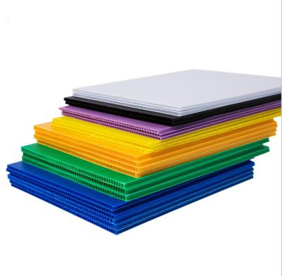 China UV Flame Retardant PP Corrugated Plastic Sheets Plastic Honeycomb Panel Corrugated Protective Plastic Sheet for sale