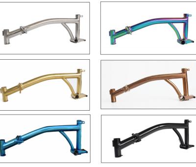 Cina Factory Hot Sell Titanium Alloy Folding Bike Frame Size 1.5mm And All Spare Parts in vendita