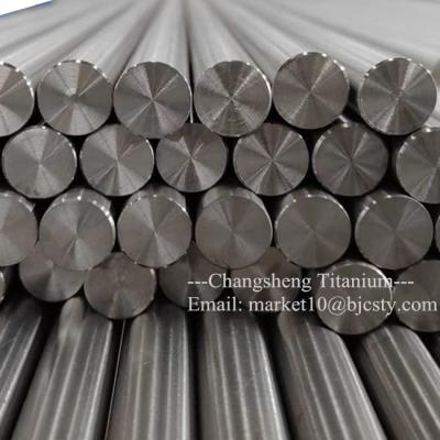 中国 ASTM B348 Gr5 Titanium Rods Diameter 3mm To 450mm Titanium Round Bars Custom Length 販売のため